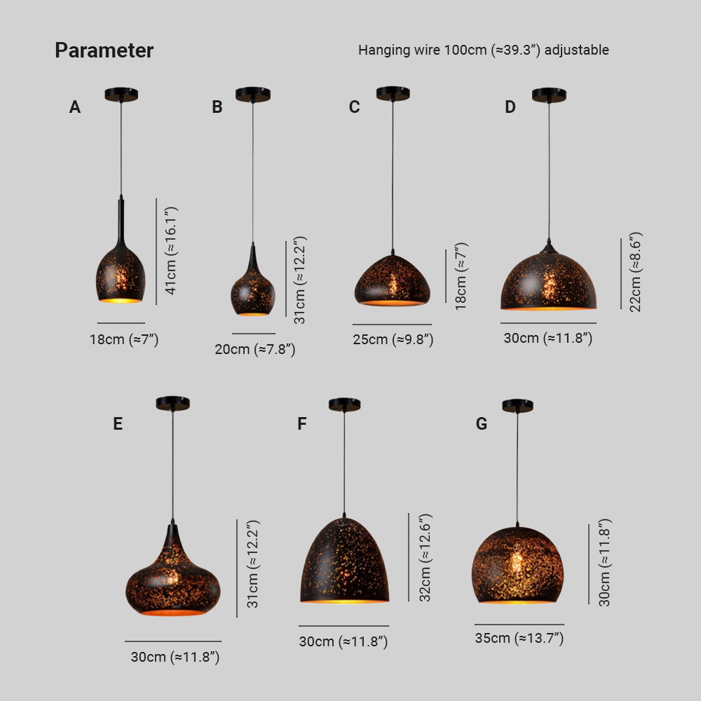 Alessio Geometry lampa wisząca, styl 7