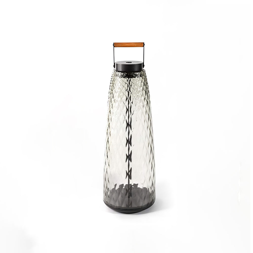 Ray Vintage latarnia metalowa ze szkła zewnętrzna lampa stojąca