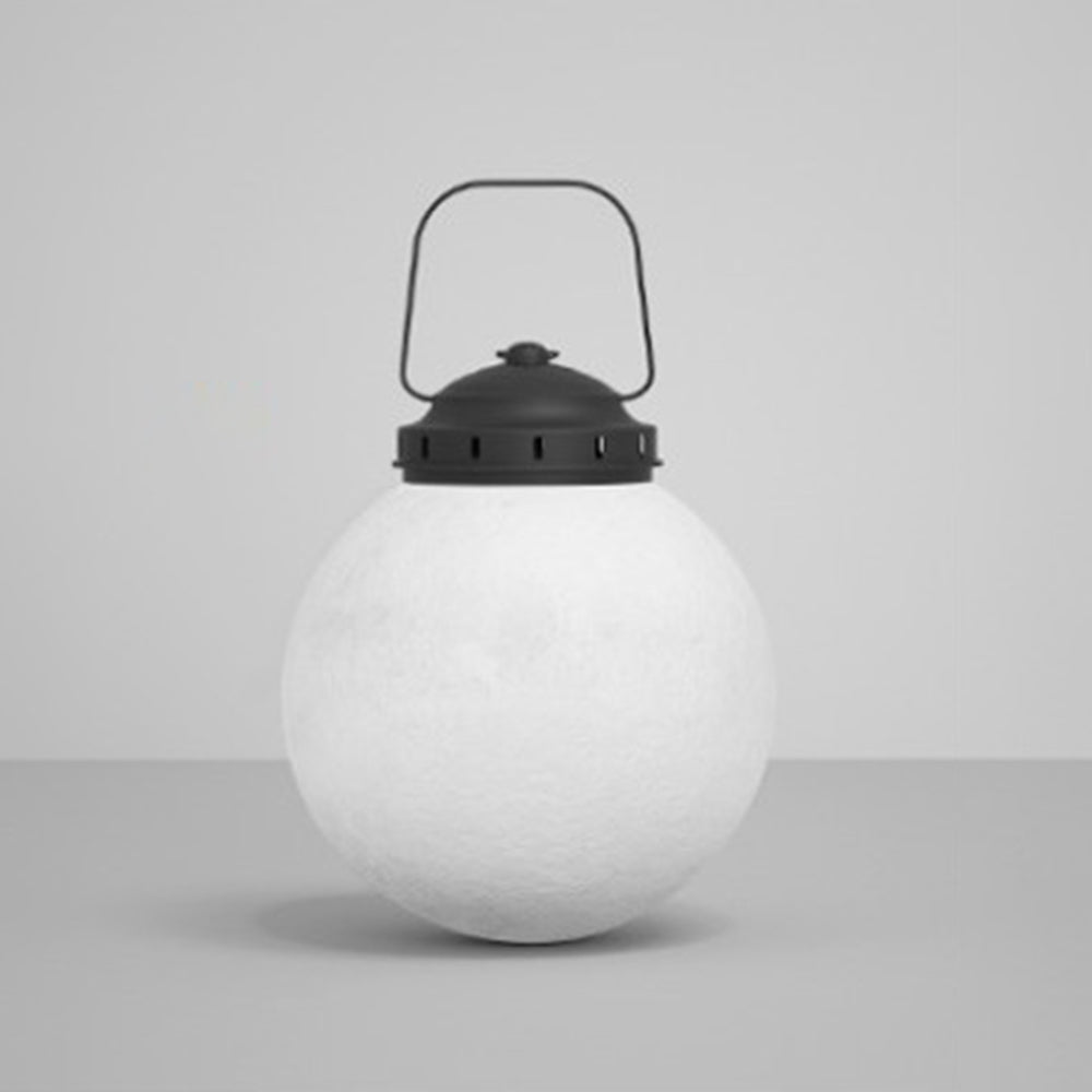 Ray Moon nowoczesna lampa wisząca w kształcie kuli ze szkła, metal/żywica/włókno szklane