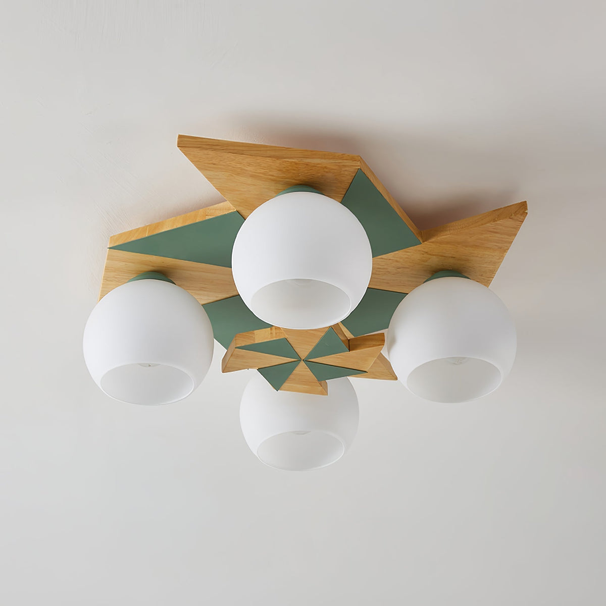 Ewooda nowoczesna lampa sufitowa ze szkła